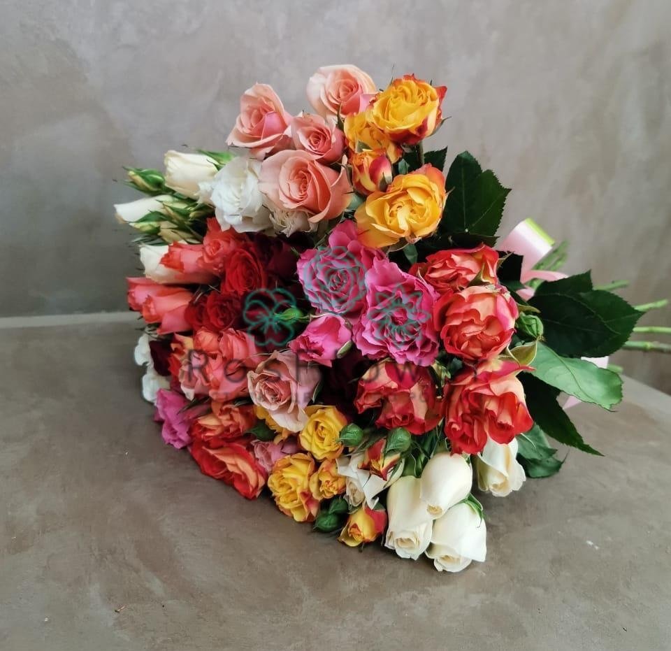 Букет цветов из: Розы в Мирный