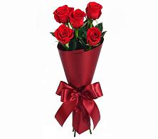 Букет 5 Красных роз Эдлесс Лав в Мирный