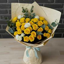 Букет цветов из:  Розы в Мирный