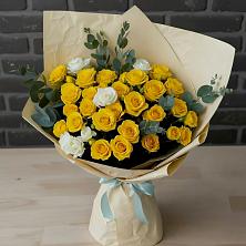 Букет цветов из:  Розы в Мирный