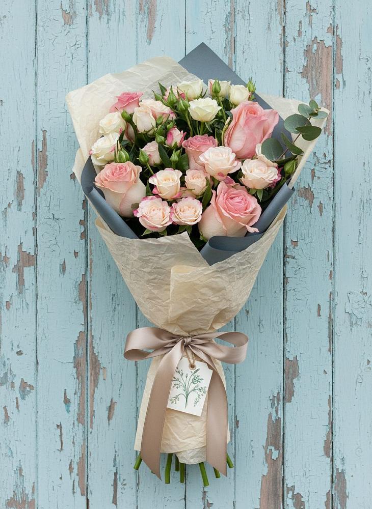 Букет цветов из: Розы в Мирный