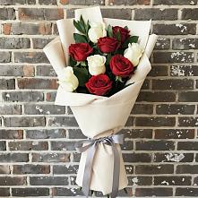Букет цветов из:  Розы в Мирный
