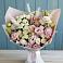 Букет цветов из: Альстромерии и Розы в Мирный