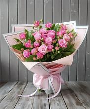 Букет Розовый кустик #REPLACE_PRED# Мирный