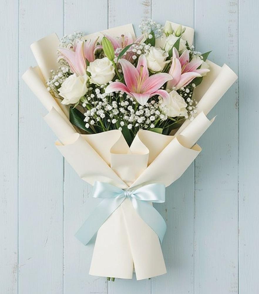 Букет цветов из: Лилии в Мирный