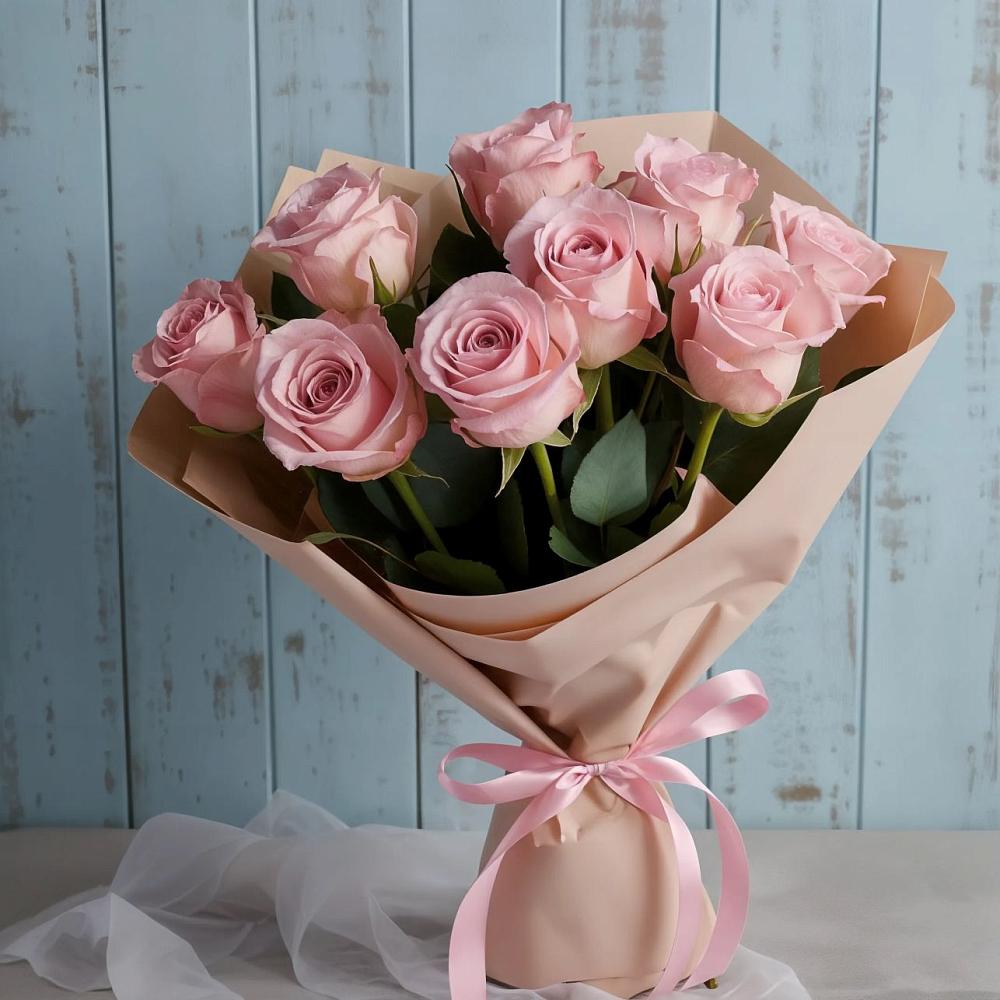 Букет цветов из: Розы в Мирный