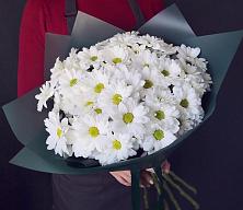 Букет цветов из:  Хризантемы #REPLACE_PRED# Мирный