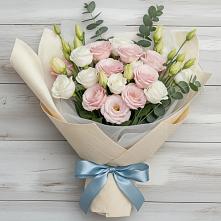 Букет цветов из:  Лизиантусы в Мирный