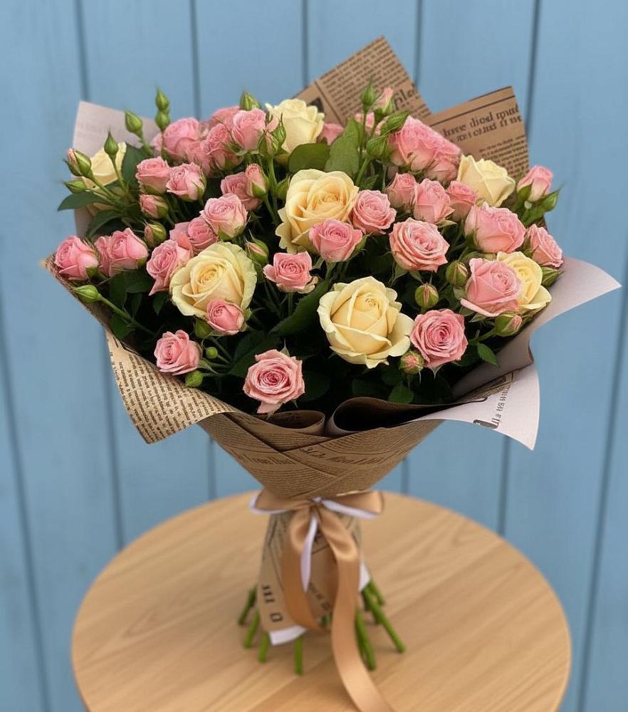Букет цветов из: Розы в Мирный