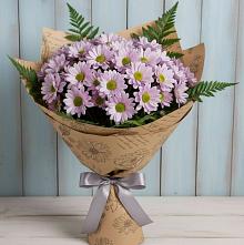 Букет цветов из:  Хризантемы в Мирный