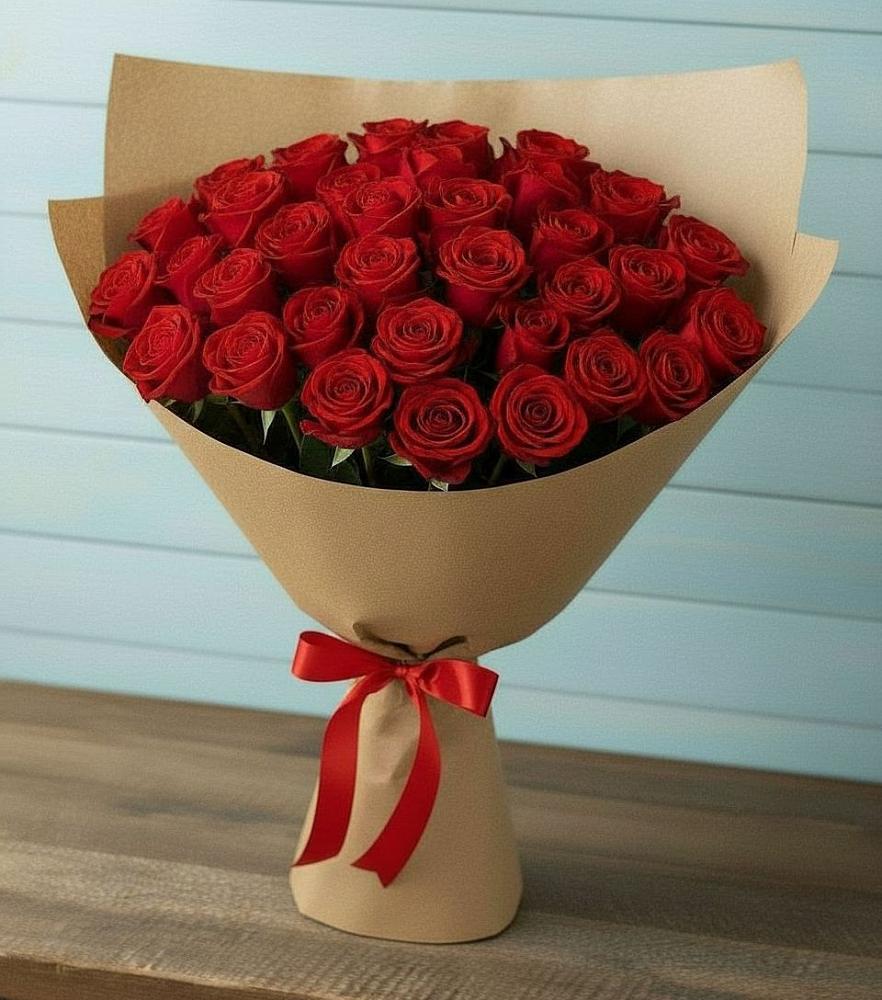 Букет Красные розы Милано в Мирный