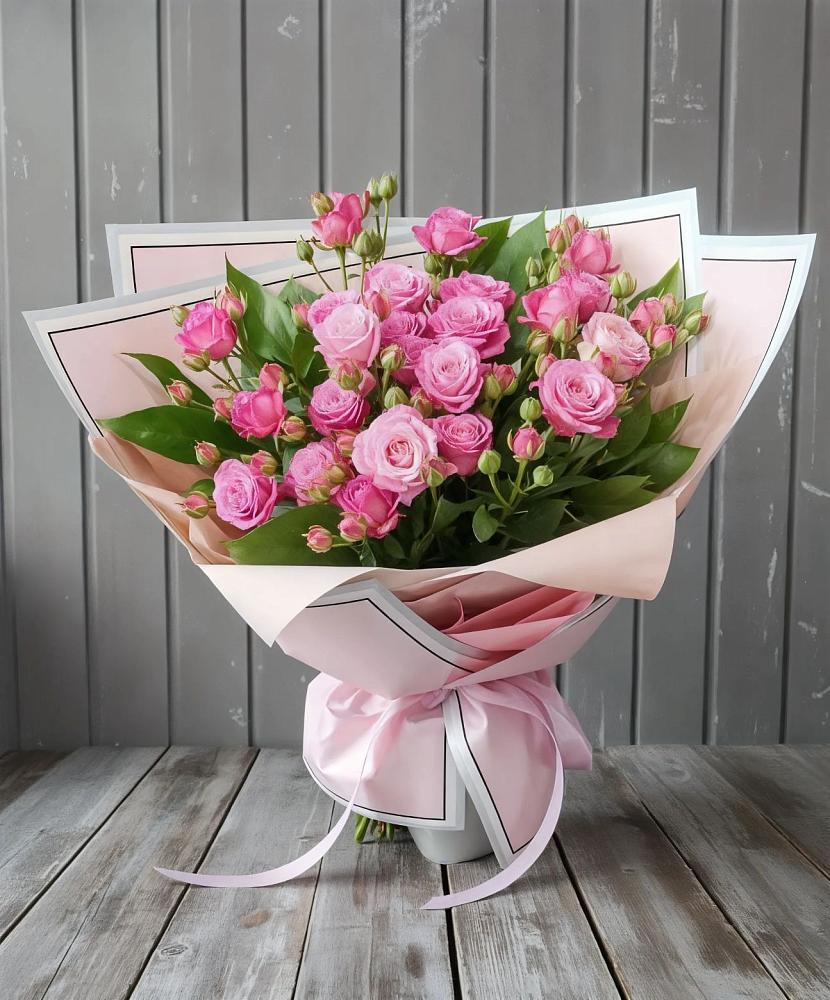 Букет Розовый кустик в Мирный