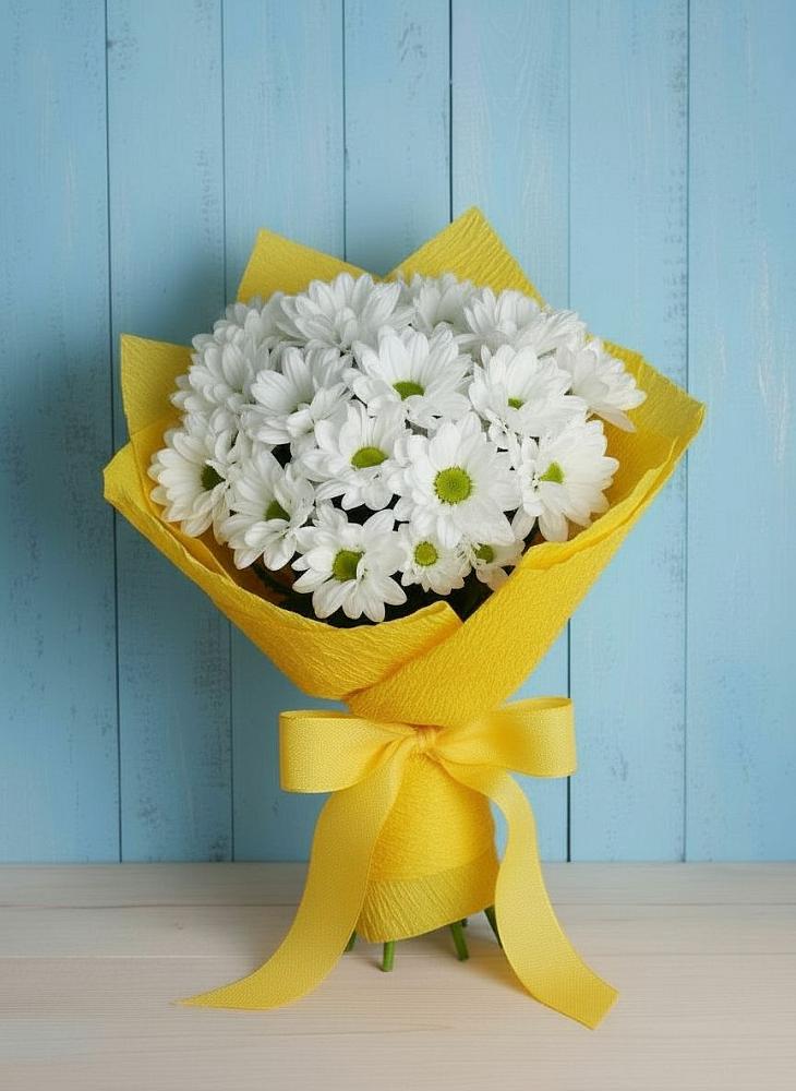 Букет цветов из: Хризантемы в Мирный
