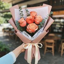 Букет цветов из:  Розы в Мирный