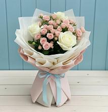 Букет цветов из:  Розы в Мирный