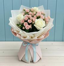 Букет цветов из:  Розы в Мирный