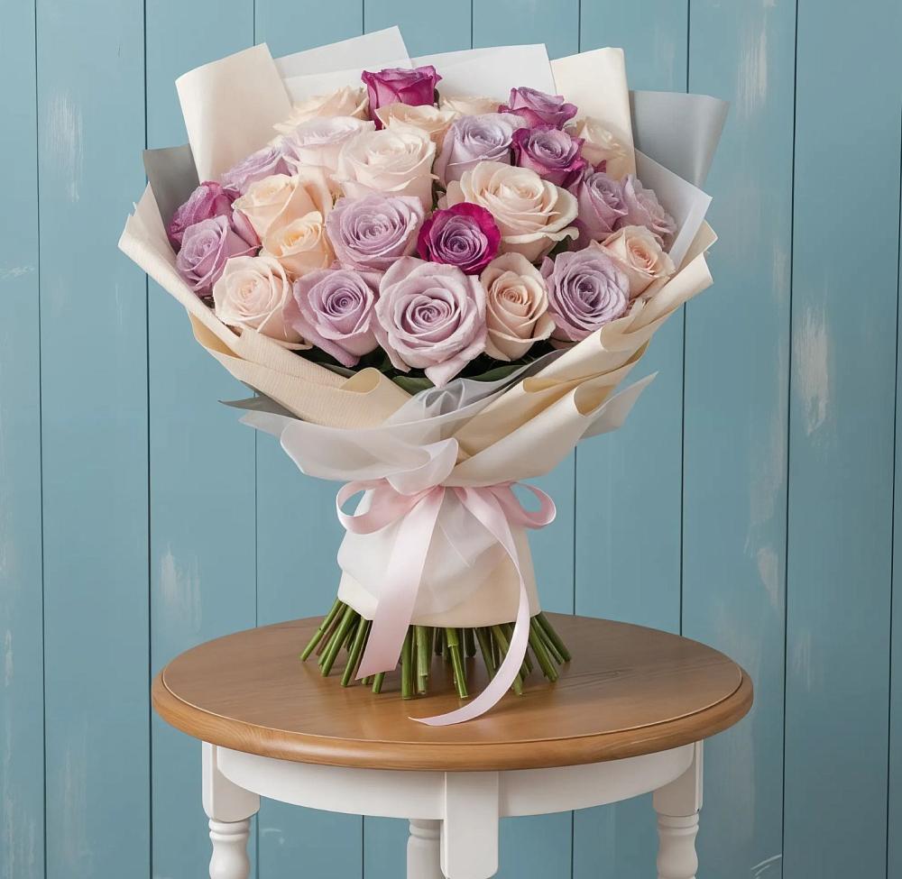 Букет цветов из: Розы в Мирный