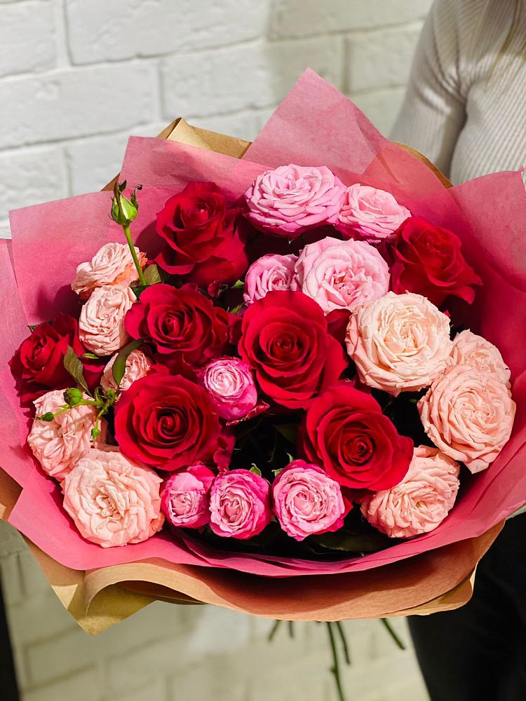 Букет цветов из: Розы в Мирный