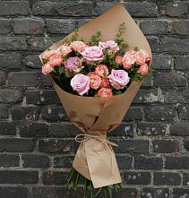 Букет цветов из:  Розы в Мирный