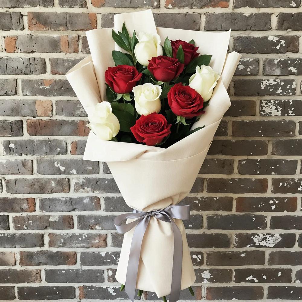 Букет цветов из: Розы в Мирный