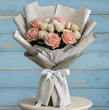 Букет цветов из:  Розы в Мирный