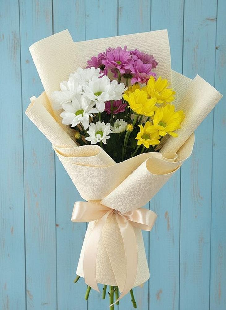 Букет цветов из: Хризантемы в Мирный