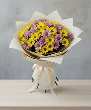Букет цветов из:  Хризантемы в Мирный