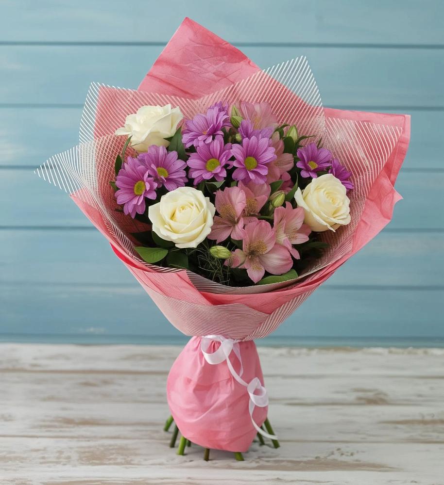 Букет цветов из: Герберы в Мирный