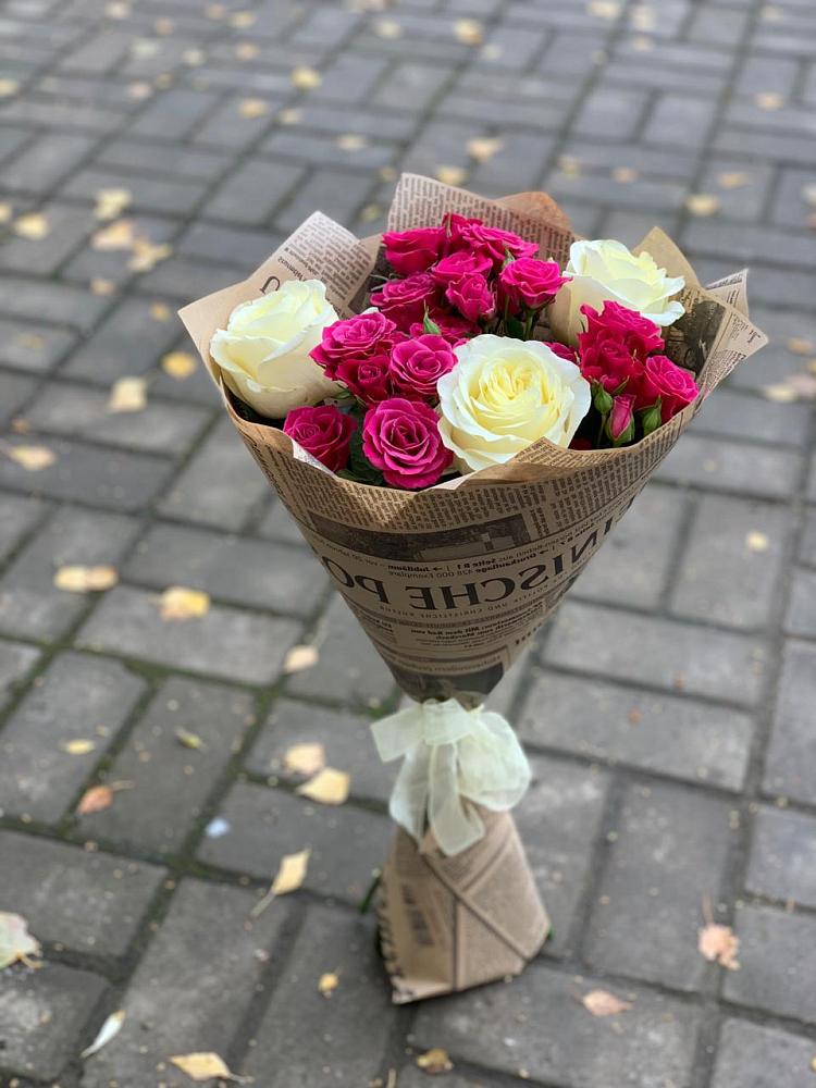 Букет цветов из: Розы в Мирный