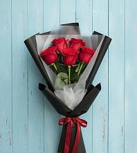 Букет цветов из:  Розы в Мирный
