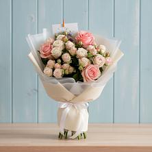 Букет цветов из:  Розы в Мирный