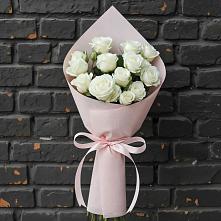 Букет цветов из:  Розы #REPLACE_PRED# Мирный