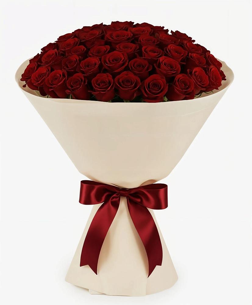 Букет 101 Бордовая роза Блэк Бакарра в Мирный