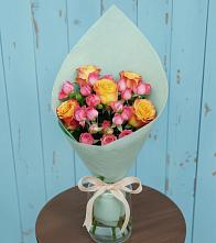 Букет цветов из:  Розы в Мирный