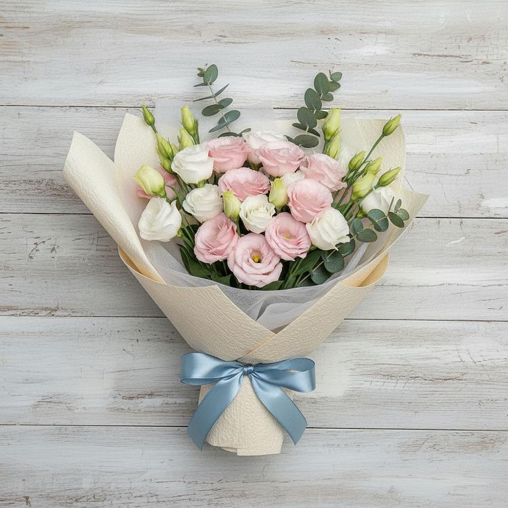 Букет цветов из: Лизиантусы в Мирный